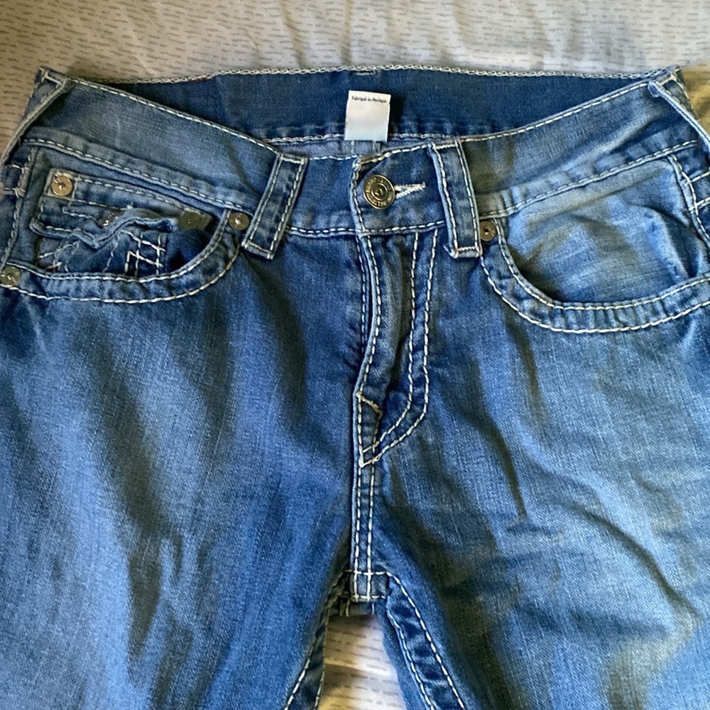 True Religion RICKY ROPE STITCH FLAP STRAIGHT JEAN - Picture 3 of 4